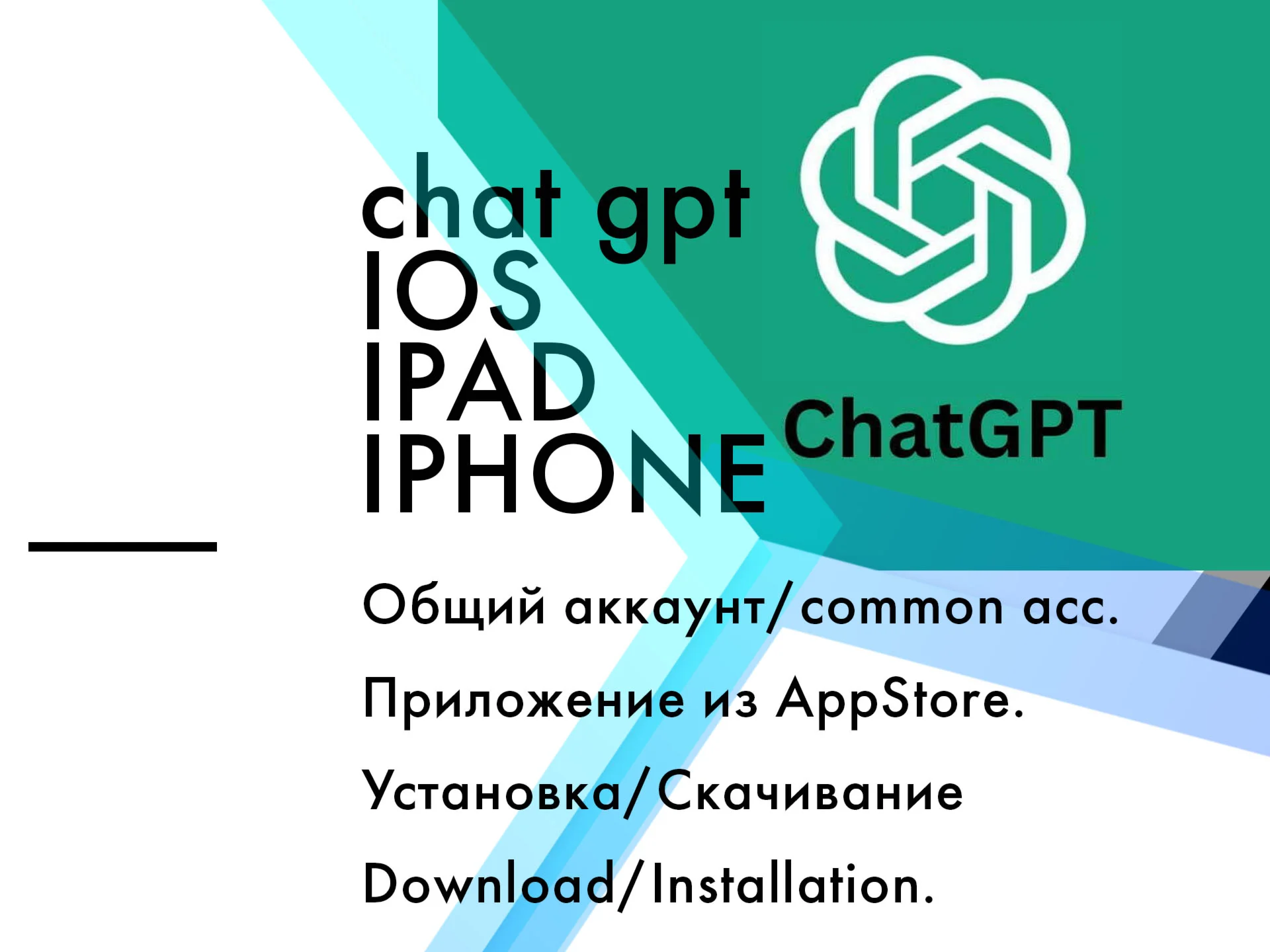 ChatGPT IOS/Iphone/Ipad из AppStore приложение