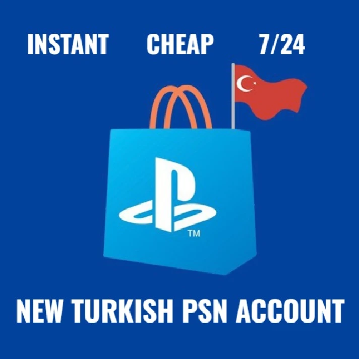 🔥NEW TURKISH Playstation/PSN ACCOUNT ⭐ TURKEY REGION✔️