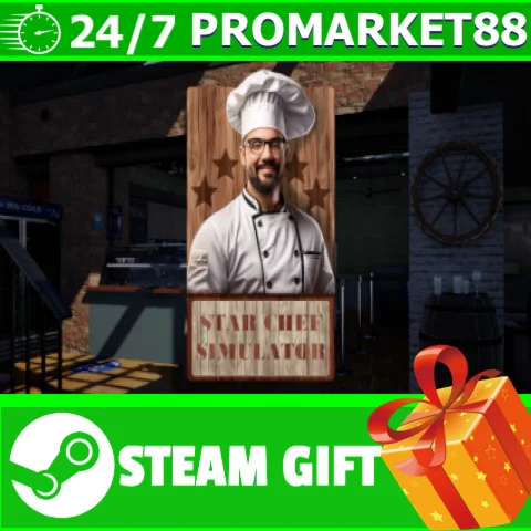 ⭐️ВСЕ СТРАНЫ+РОССИЯ⭐️ Star Chef Simulator STEAM GIFT