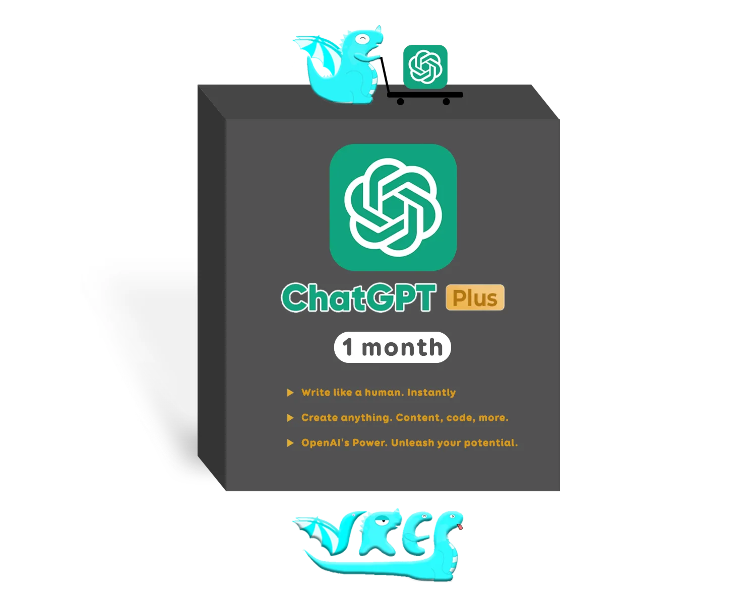  ChatGPT Plus: ИИ-разговор - подписка за 1 месяц 