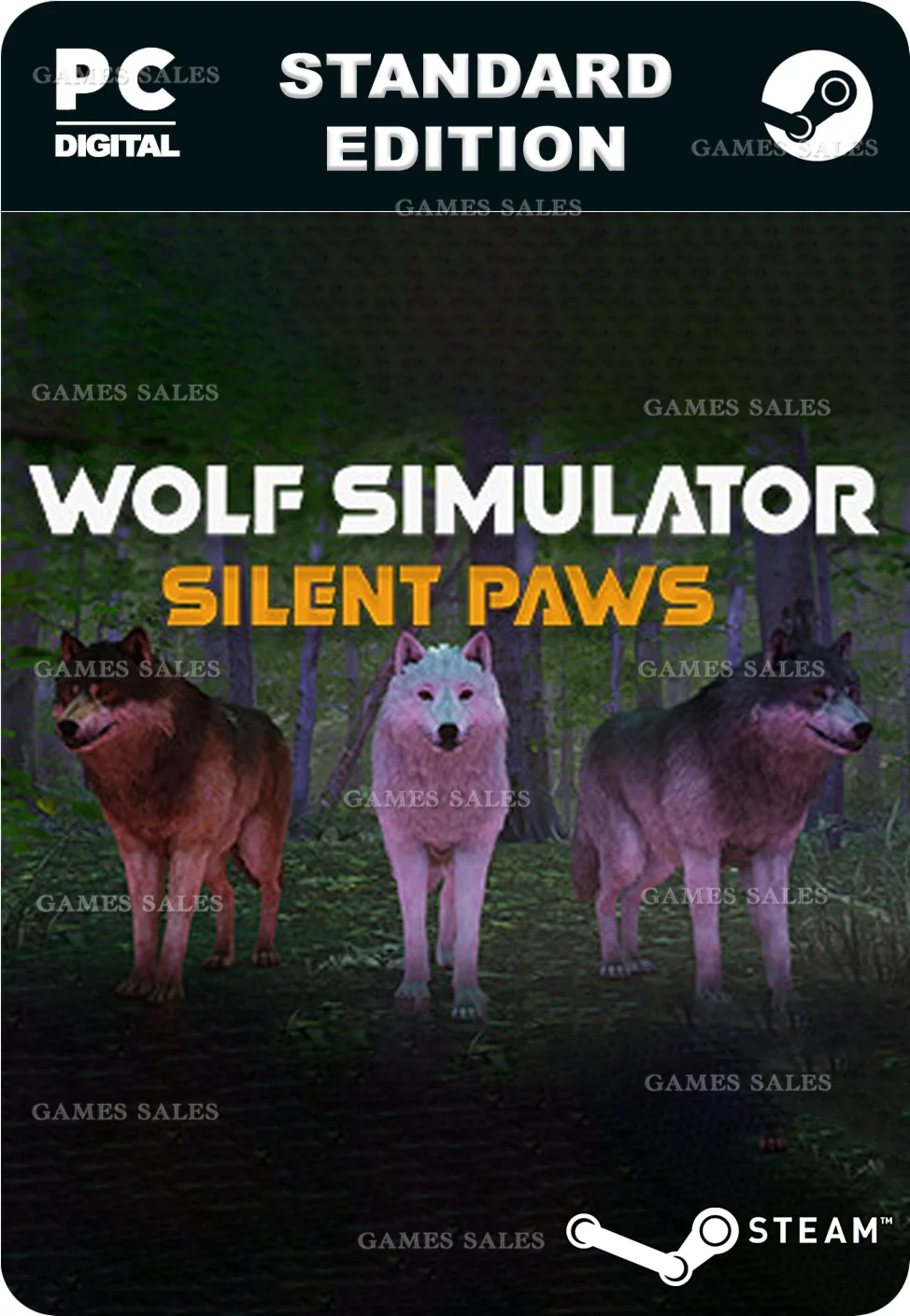 WOLF SIMULATOR: SILENT PAWSSTEAM GIFT????АВТО