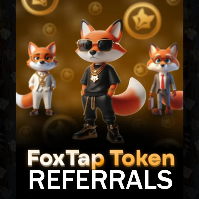 ⬛ Рефералы┃FoxTap???? @FoxTapBot