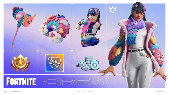 🌀Fortnite/V-BUCKS💲Crew 🕹️🎮1000-27000 XBOX/PC/PS🔥