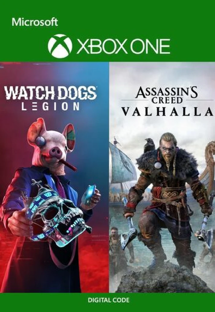 🧡ASSASSIN’S CREED VALHALLA + WATCH DOGS: LEGION XBOX🔑