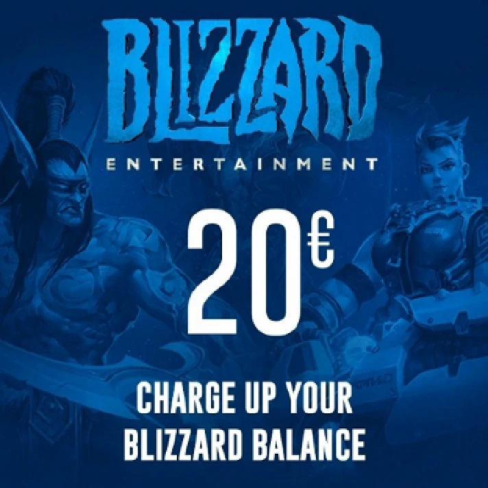 BLIZZARD GIFT CARD 20 EUR ✅BATTLE.NET/EU KEY🔑