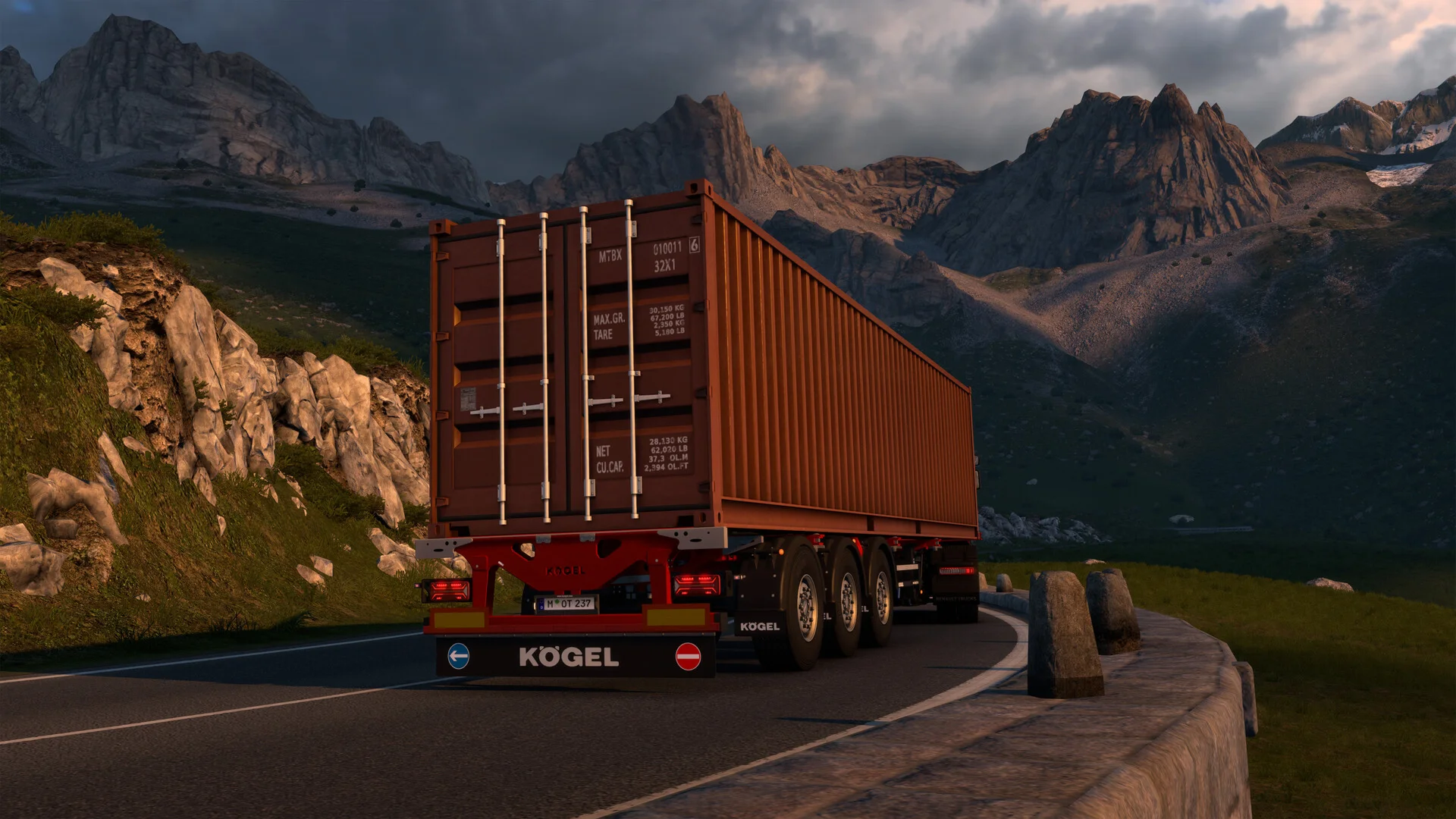 Euro Truck Simulator 2 - Kögel Trailer Pack DLC