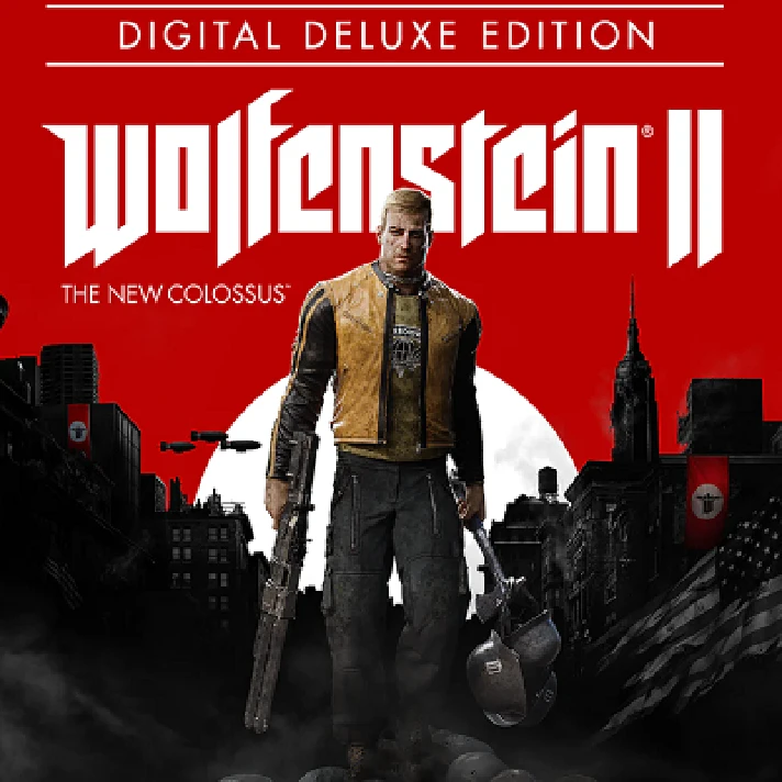 WOLFENSTEIN 2 II: THE NEW COLOSSUS DELUXE ✅STEAM KEY🔑