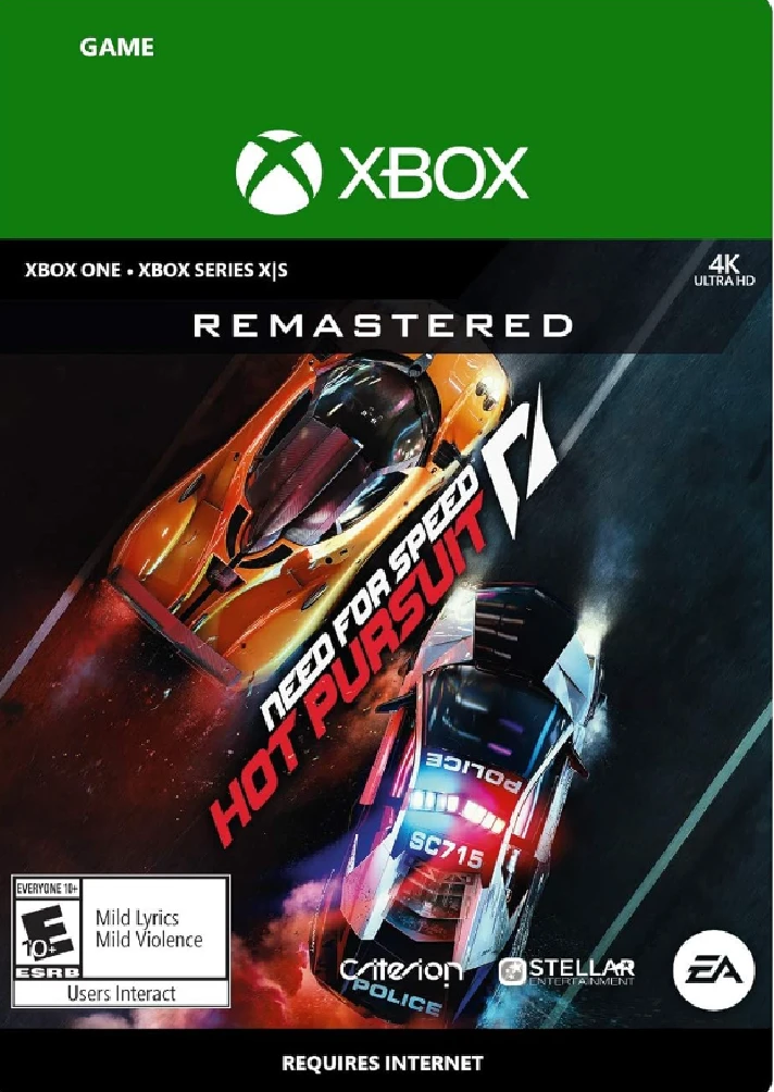 Need for Speed Hot Pursuit Remastered XBOX