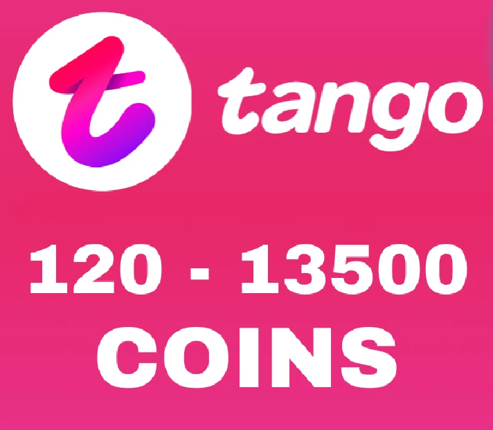 🎮 TANGO LIVE 🎉 120 - 13500 COINS 🔑 REPLENISHMENT COD