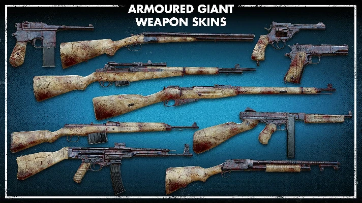 ✅💙ZOMBIE ARMY 4: ARMOURED GIANT WEAPON SKINS💙STEAM