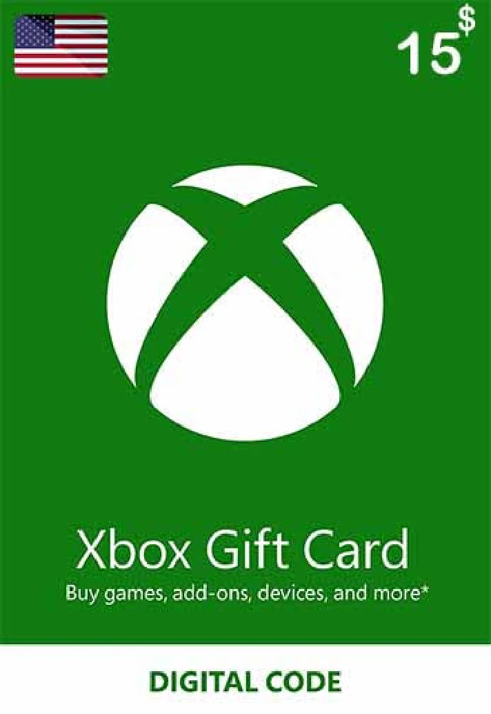 🎁 Xbox Gift Card ✅ 15$🔑 (USA 🇺🇸) [No fees]