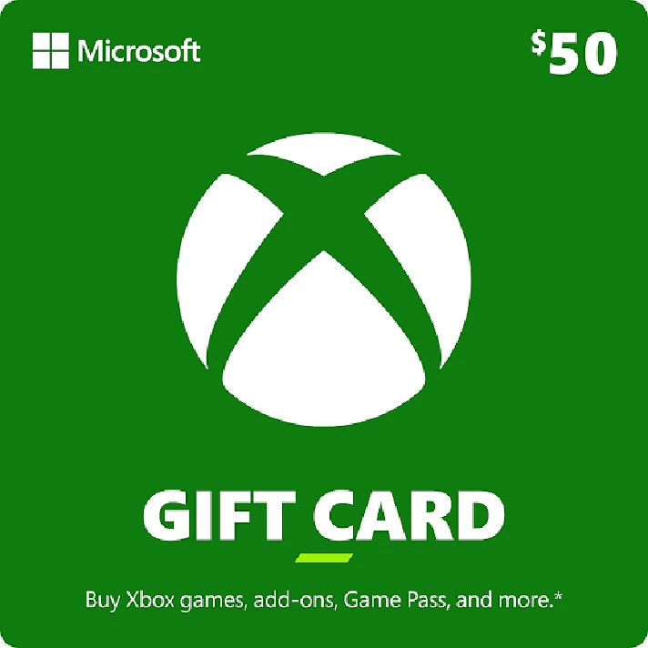 ✅ Xbox live 🔥 Gift Card $50 - 🇺🇸 (USA Region) 💳 0 %