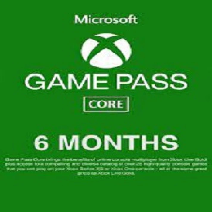 Xbox Game Pass Core 6 Months (Key/ India) IN