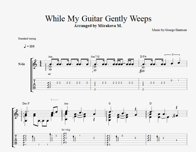 While My Guitar Gently Weeps - The Beatles