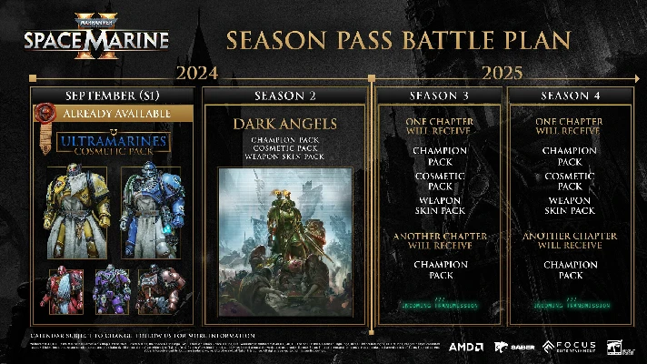 Warhammer 40,000: Space Marine 2 - Season Pass 💎 STEAM