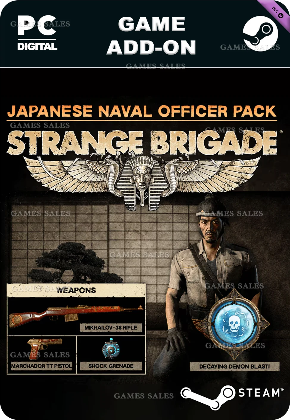 STRANGE BRIGADE - JAPANESE NAVAL OFFICER CHARACTER