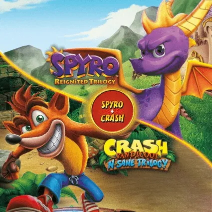 🔴 Spyro + Crash Remastered Game Bundle ❗ ️PS4/PS5 🔴 TR