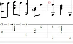 Здесь птицы не поют - Б. Окуджава. Ноты и табы, GP5