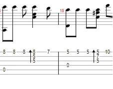 Колыбельная - М. Блантер. Ноты и табы, GP5