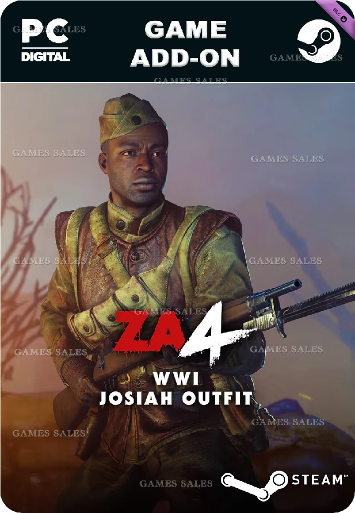 ✅💙ZOMBIE ARMY 4: WW1 JOSIAH OUTFIT💙STEAM GIFT🤖AUTO