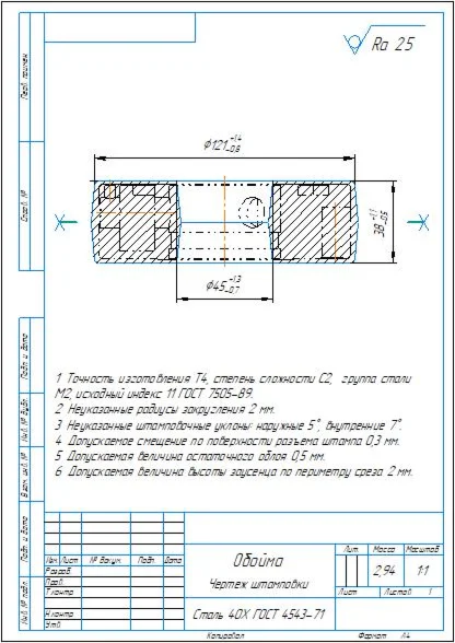 Technological process for manufacturing a clip part