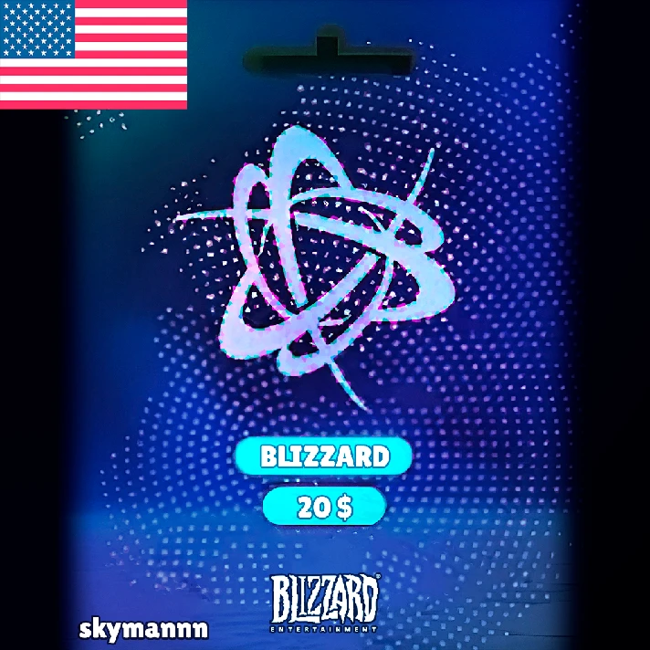 🔴BattleNet Gift Card🔴BLIZZARD 20 $ - USD | 🟡AUTO🚀