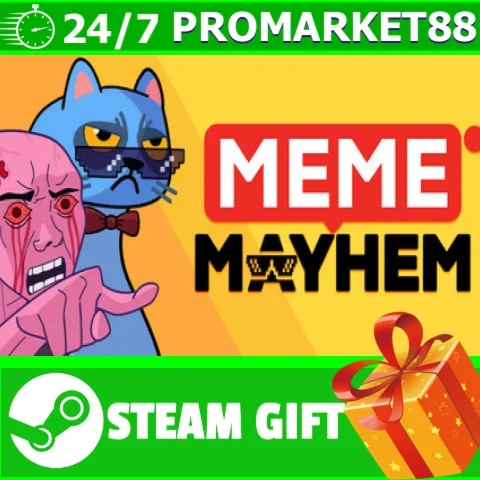 ⭐️ВСЕ СТРАНЫ+РОССИЯ⭐️ Meme Mayhem STEAM GIFT