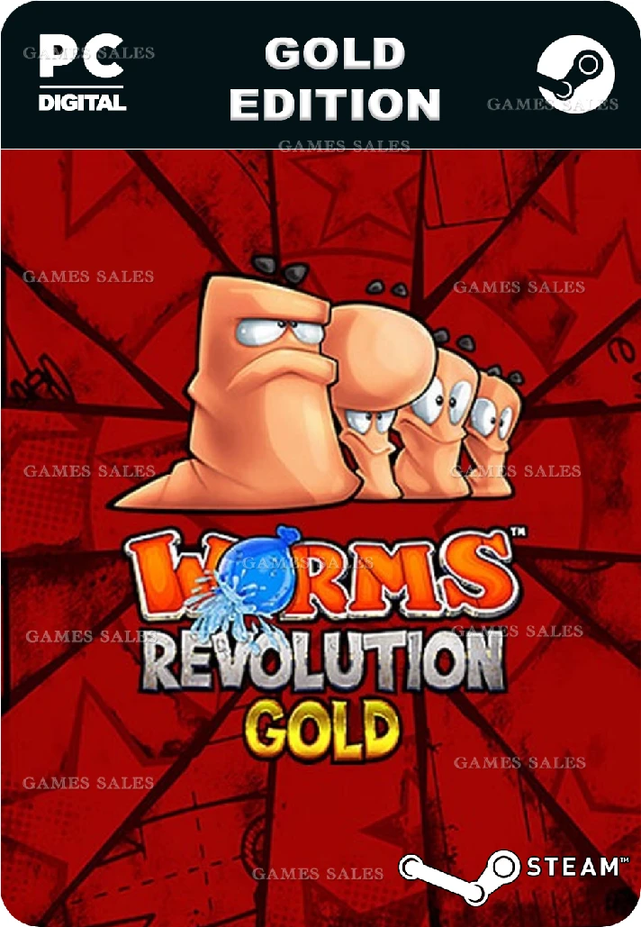 ✅💙WORMS REVOLUTION GOLD EDITION💙STEAM GIFT🤖AUTO