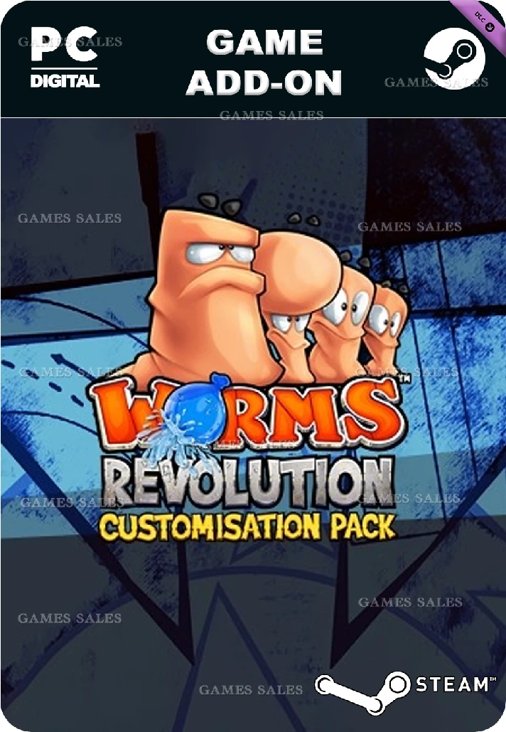 ✅💙WORMS REVOLUTION - CUSTOMIZATION PACK💙STEAM GIFT🤖