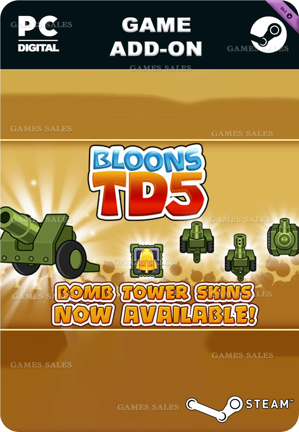 BLOONS TD 5 - MILITARY BOMB TOWER SKINSTEAM GIFT????