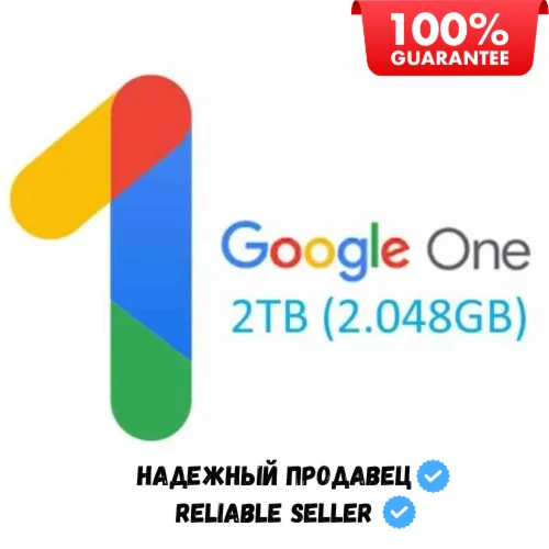 100 ГБ–2 ТБ Google OneGoogle Диск и Фото на 1 год