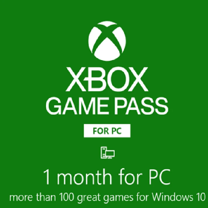 XBOX GAME PASS 1 (PC) MONTH ✅(PC/RENEWAL) KEY🔑