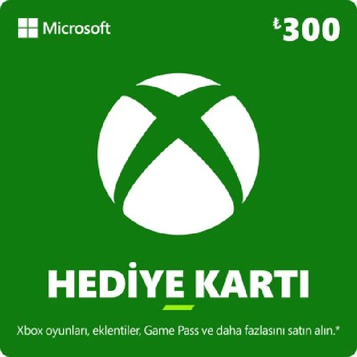 ✅ Xbox Live 300 TL/TRY Card TURKEY