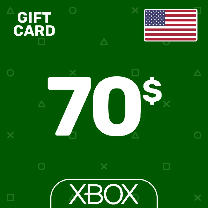 ⭐️Xbox Top Up Card 70$ (USD) USA