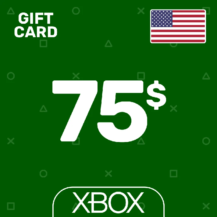 ⭐️Xbox Top Up Card 75$ (USD) USA