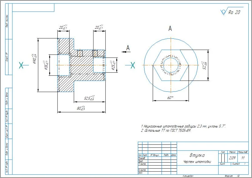 Technological process for manufacturing the bushing par