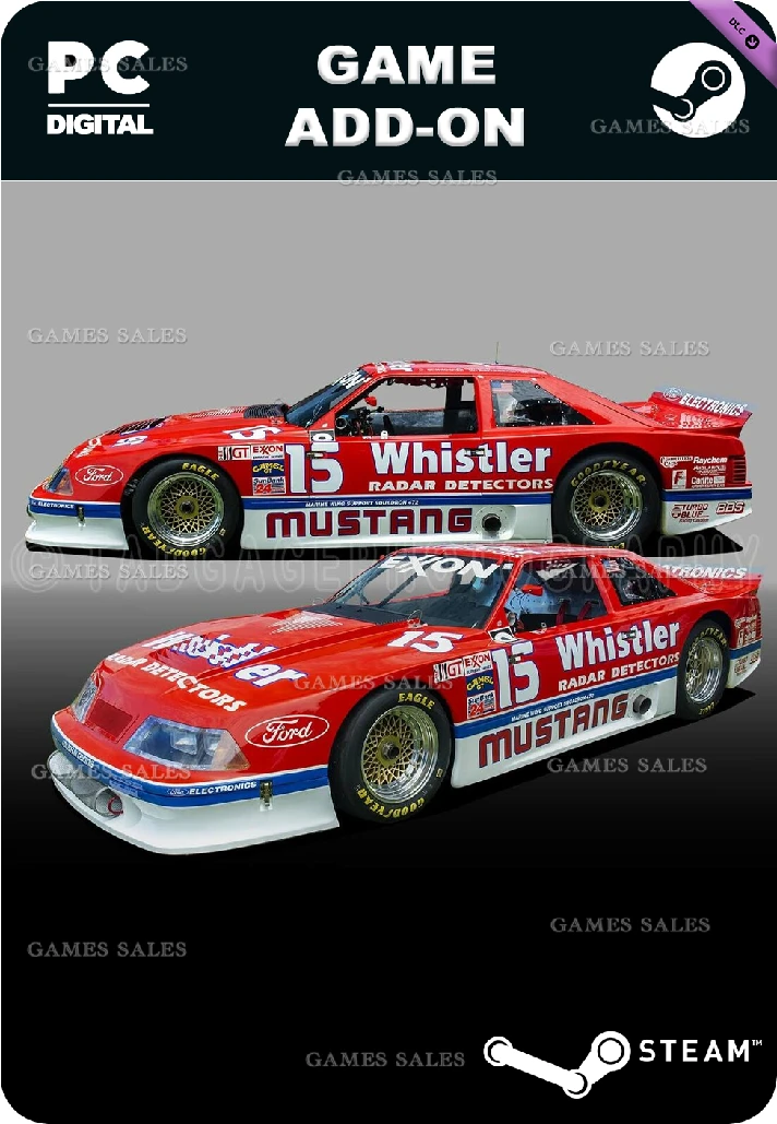 ✅💙FM 1991 FORD #15 ROUSH RACING WHISTLER MUSTANG💙