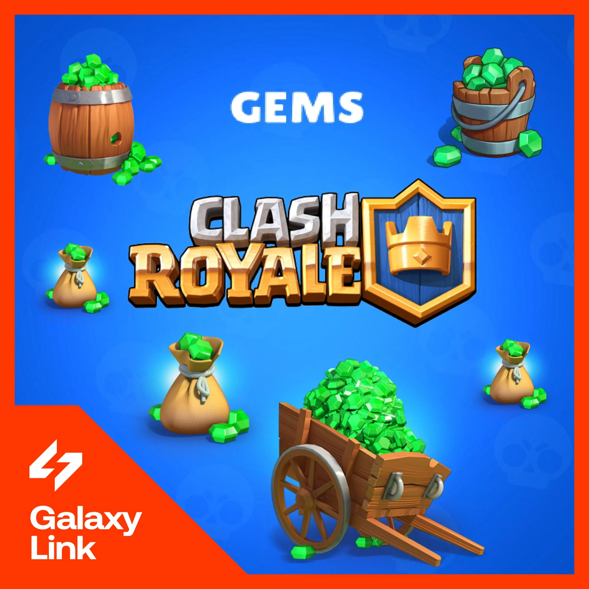  Clash Royale -  ГЕМЫ - ПО Supercell ID 