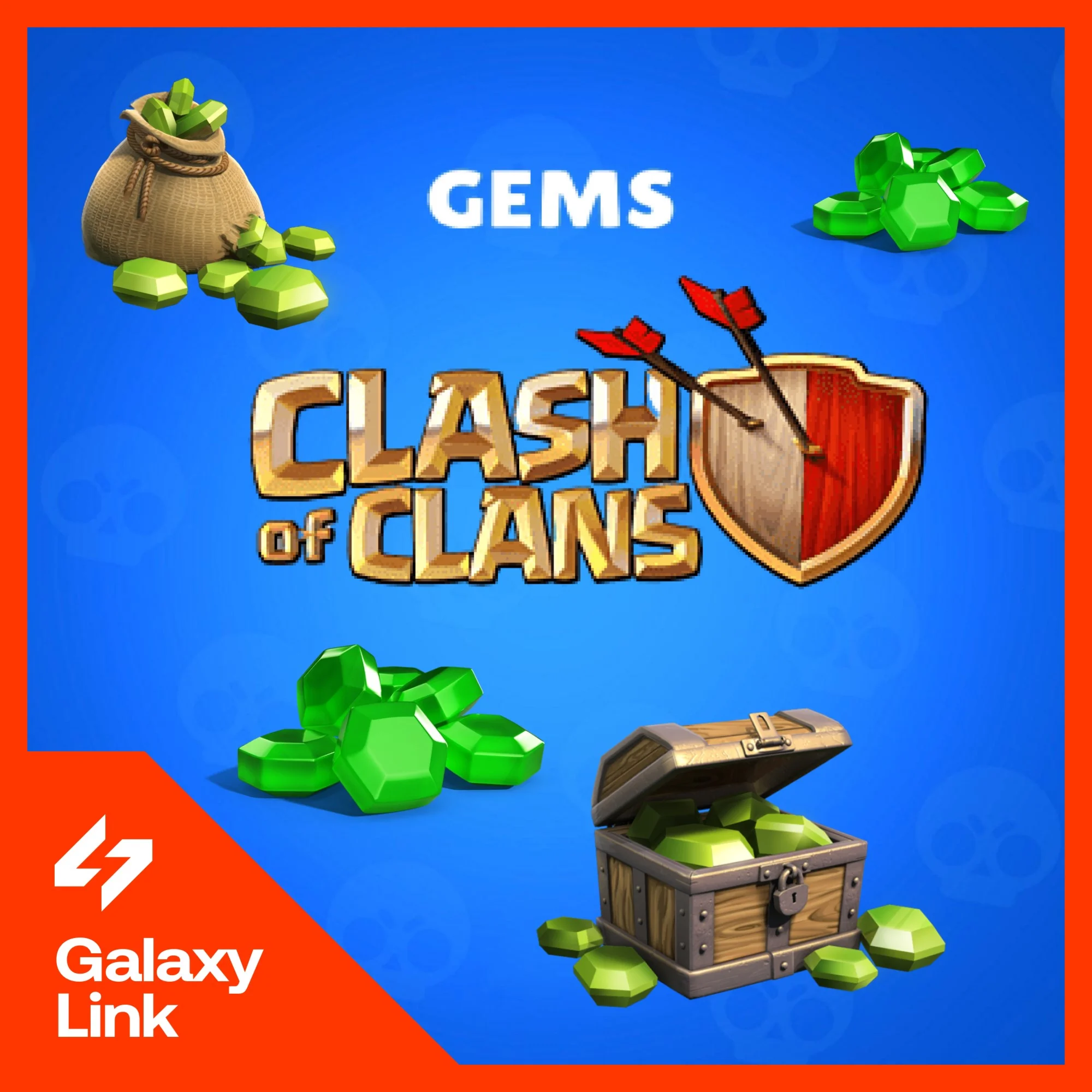  Clash of Clans -  ГЕМЫ/PASS - ПО Supercell ID 