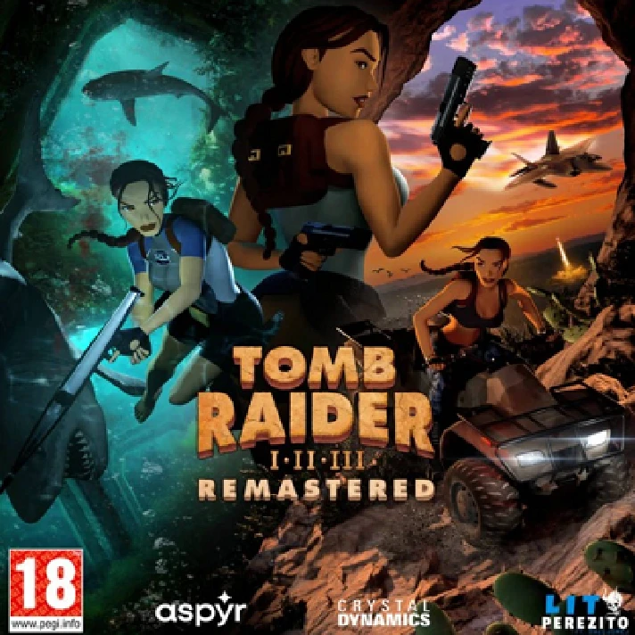 TOMB RAIDER I-III REMASTERED STARRING LARA CROFT✅KEY🔑