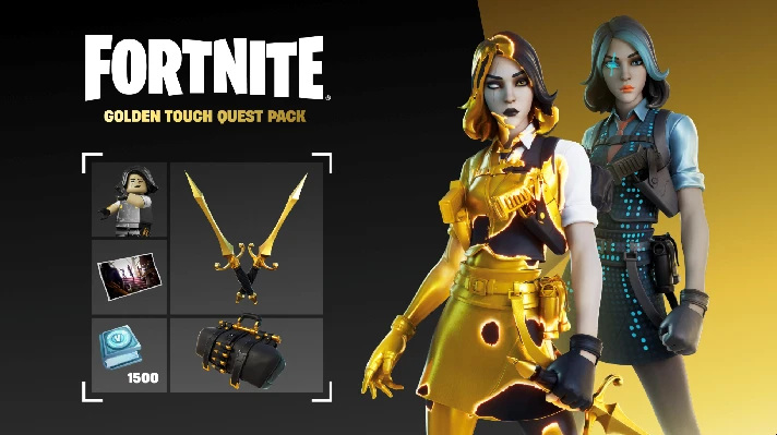 💛FORTNITE Golden Touch Quest Pack XBOX/EPIC Activation