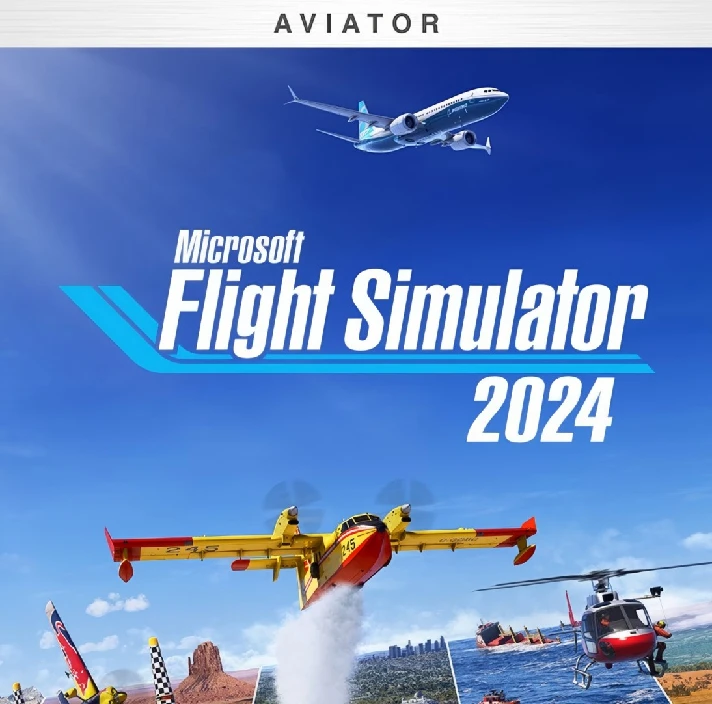 Microsoft Flight Simulator 2024: Aviator Ed. + ONLINE🔥