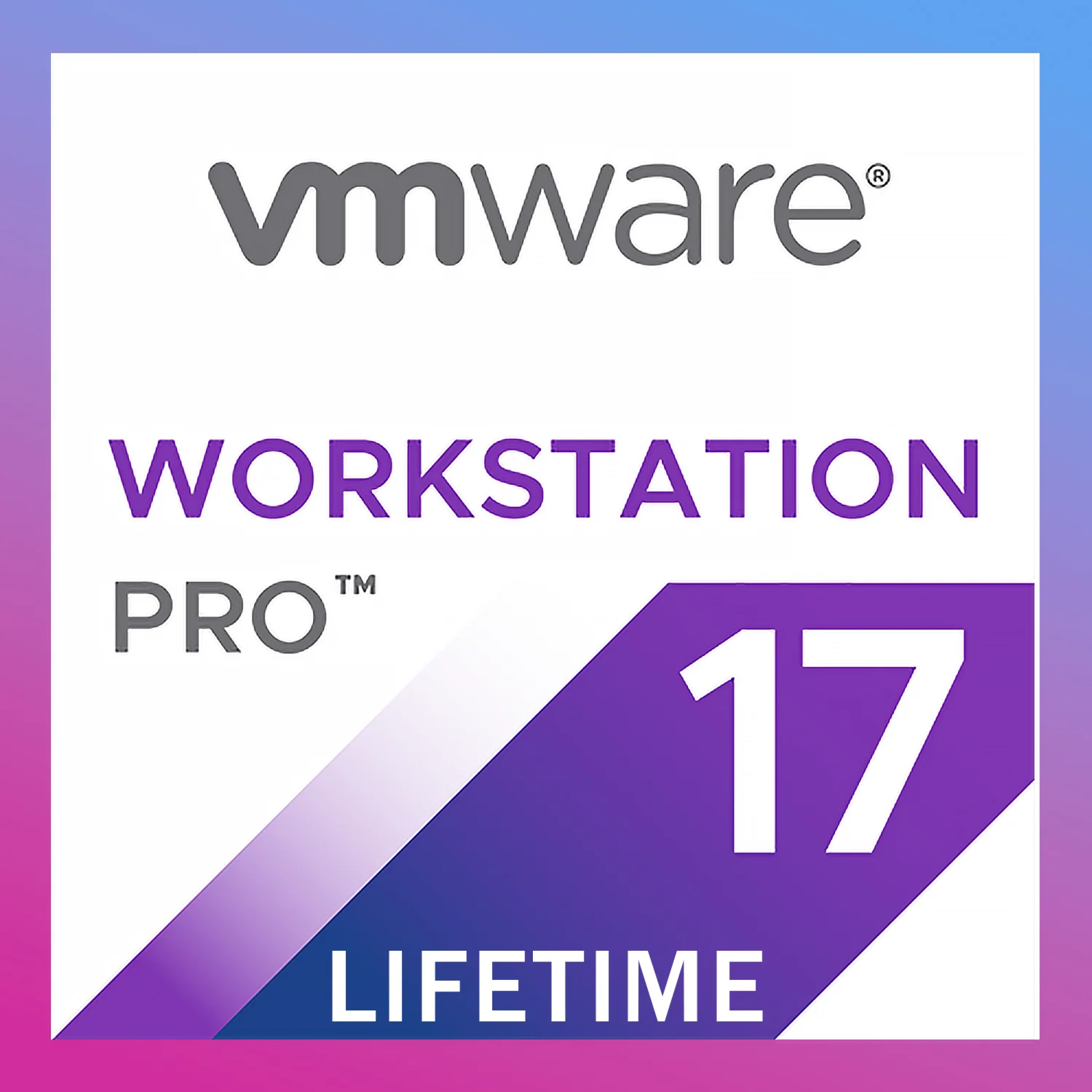 VMwar Work station 17 Pro - Lifetime (Global) 