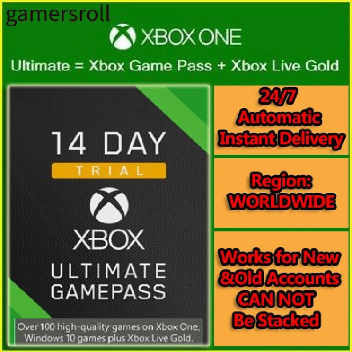 Xbox Game Pass Ultimate 14 Days Global Key with EA Play