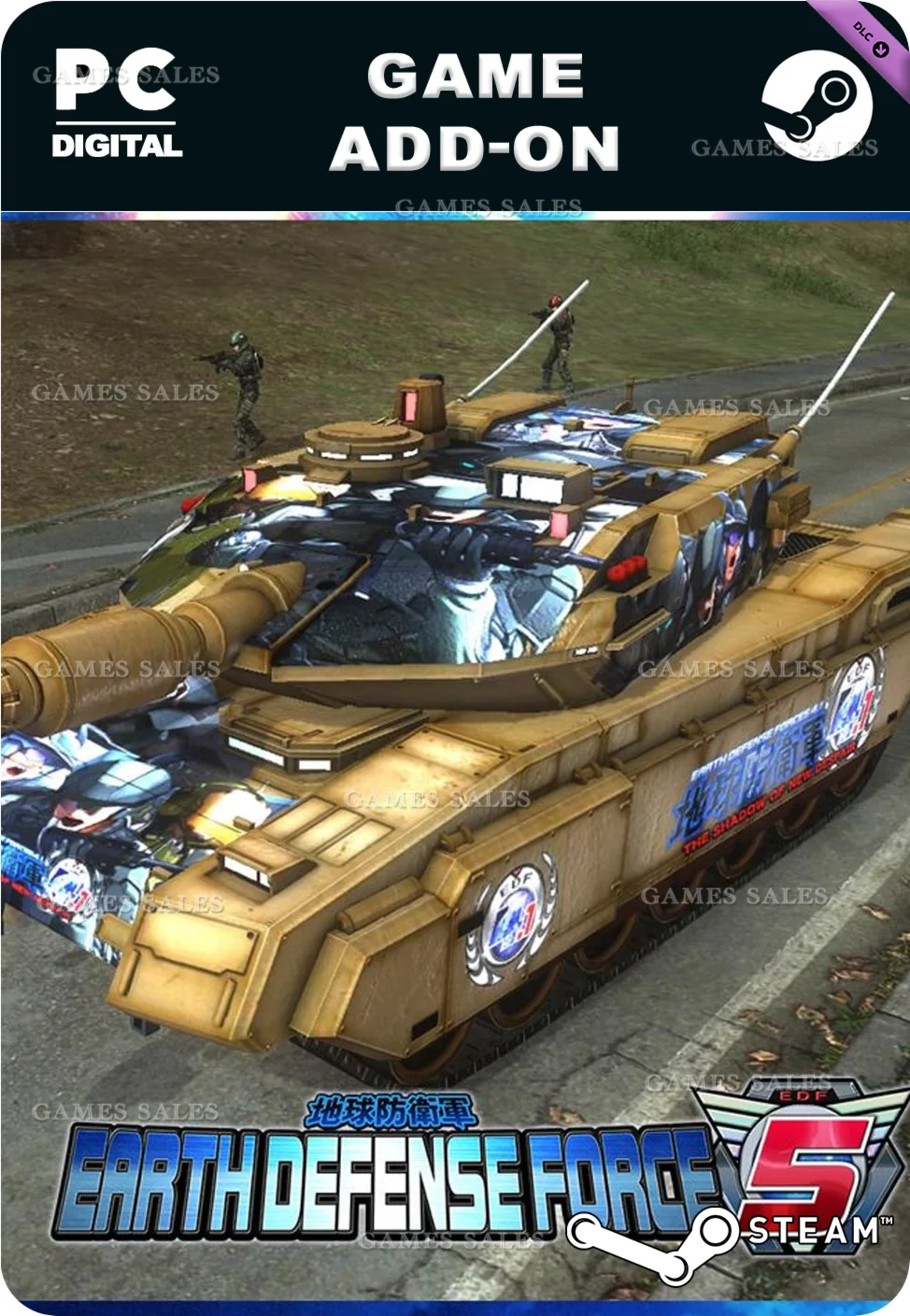 EARTH DEFENSE FORCE 5 - RANGER PILOTED WEAPONSTEAM