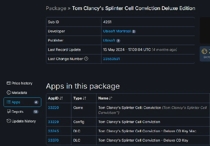 Splinter Cell Conviction Deluxe Ed (Steam Gift RegFree)