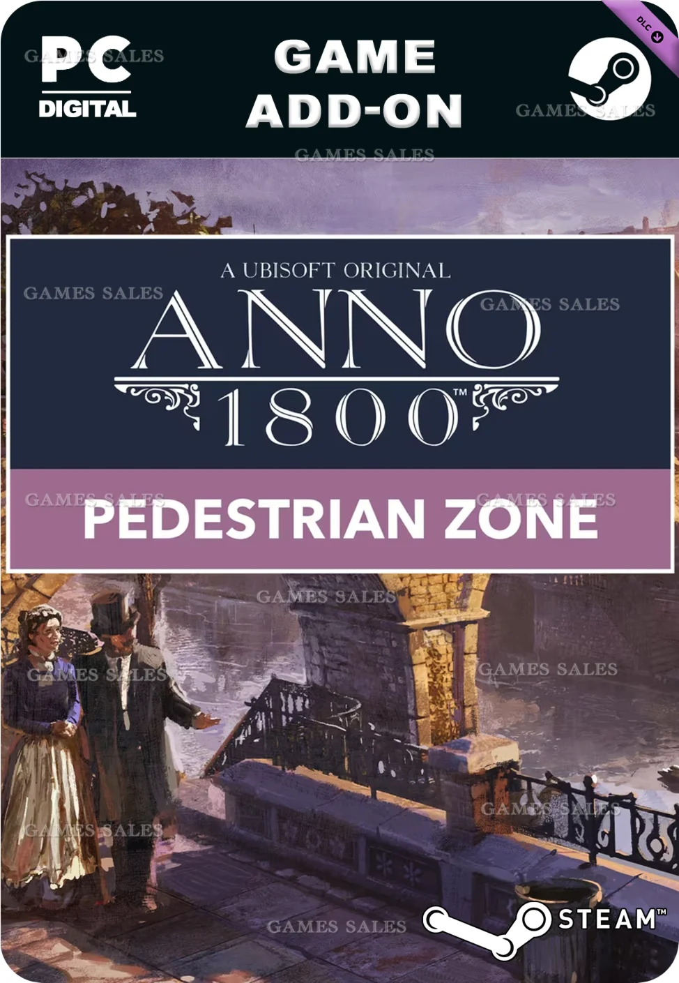 ANNO 1800 - PEDESTRIAN ZONE PACKSTEAM GIFT????АВТО