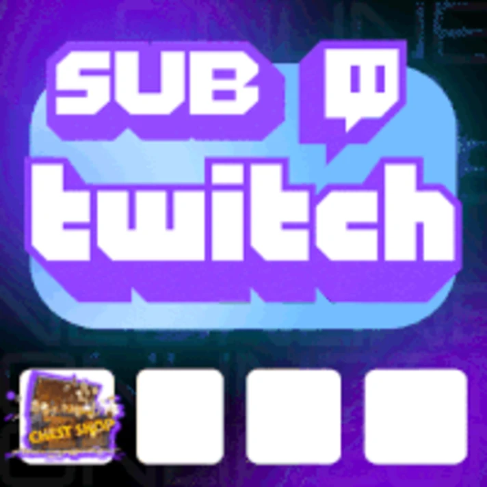 🔮TWITCH SUB | GIFT SUBSCRIPTION | 1-3 LVL 𝙏𝙒𝙄𝙏𝘾𝙃