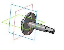 Drawing and 3D model of roller part 0052.20.000.001