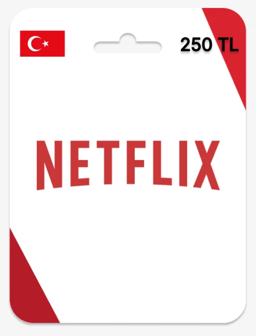  NETFLIX Gift Card  250/500/750 TL  ТУРЦИЯ